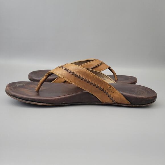 Olukai Mea Ola Mens Leather Sandals Size 13 M main image 11